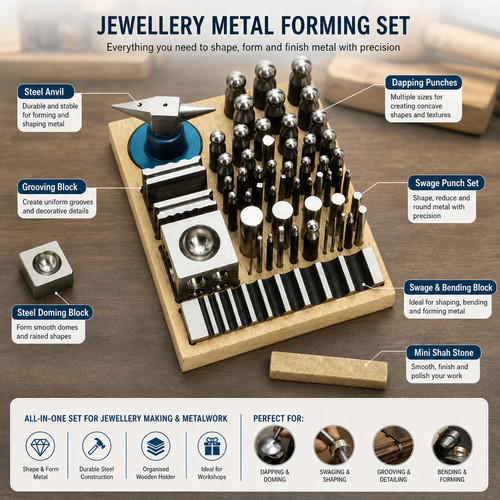 Jewellery metal forming block - jewellery,