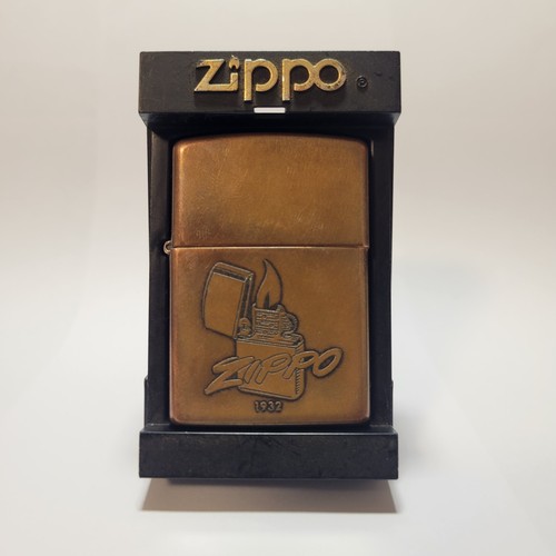 Zippo lighter antique copper - lighter,