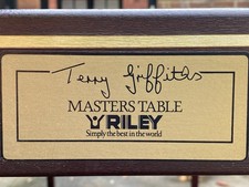 Riley  Folding 6 Foot  Snooker Masters Table Terry Griffiths