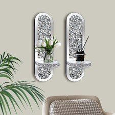 Elegant Oval Mirrored Wall