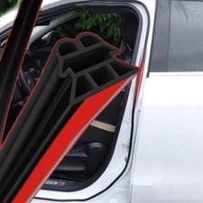 5m L Shape Car Door Rubber Seal Strip Window Edge Protector Truck Trim Stickers