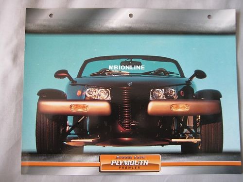 Plymouth prowler dream cars - prowler,