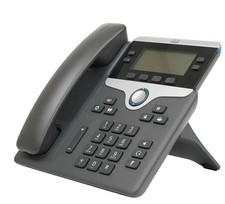 Cisco CP-7841 VoIP Phone CP-7841-K9 Handset with Stand and phone cord - POE p...