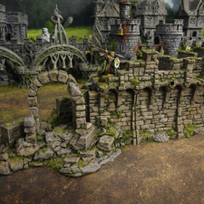 Medieval 28-32mm Ruined Castle