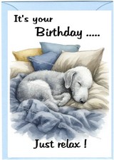 Bedlington Terrier Dog (4"x