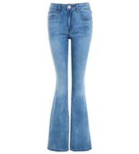 Womens Denim Jean Flare Flared