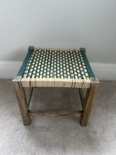 Vintage wooden woven - wooden,