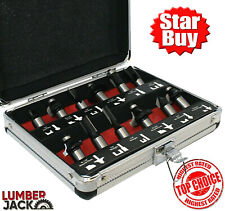 12pc Router Bit Set 1/2" Shank