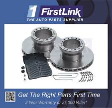 DAF LF45 Series 2001 - 2009 12T 17.5" Wheels Brake Discs & Pads ABS Ring