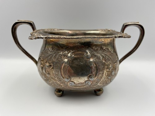 Antique silver plated sugar
