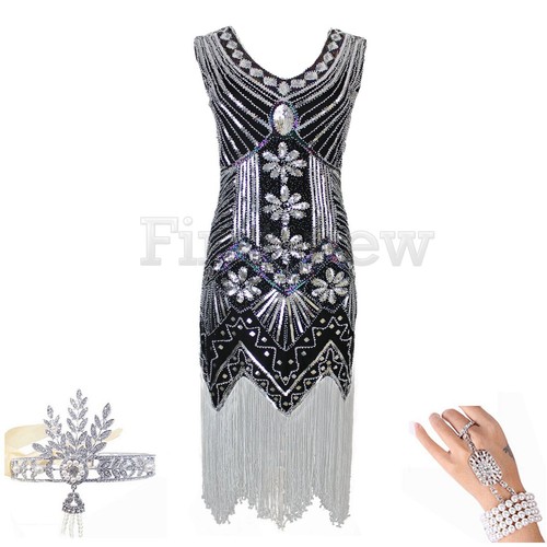 Vintage 1920s flapper - flapper, dress