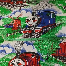 CRAFT 100% COTTON FABRIC THOMAS THE TANK ENGINE & FRIENDS TRAINS *Sale*