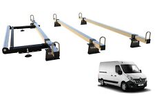 Van Roof Rack 3 Bars RENAULT MASTER 2010-2024 Construction Grade with roller