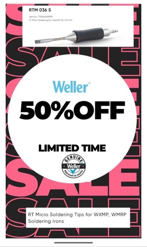 Weller rtm 036 6 - rtm, 3.6