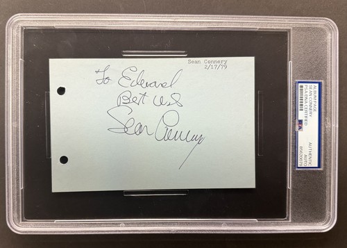 Sean connery vintage signed - vintage,