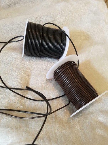 Round leather thonging - leather,
