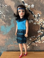 Vintage 1966 Sindy Doll Wearing MIHK Complete ‘ Cocktail Time’ Dress 