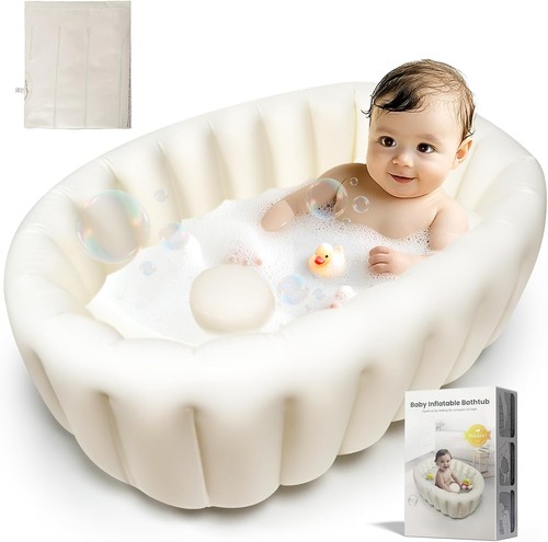 Inflatable baby bath portable - baby, bath,