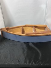 Wood Boat Shelf Nautical Wall