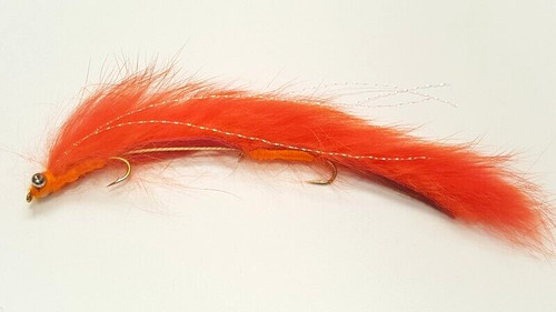 Twin hook hot orange snake - twin,
