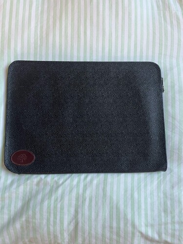 Mulberry leather folio - leather,