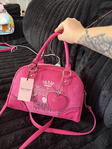 Juicy couture pink satchel top - couture,