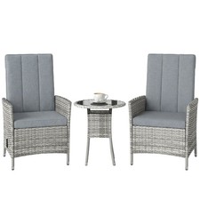 Outsunny rattan bistro set - outsunny,