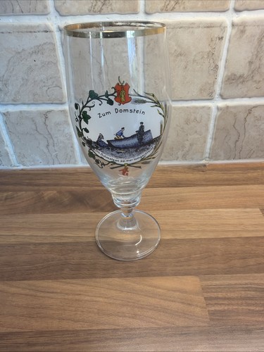 Vintage german beer glass - beer, zum