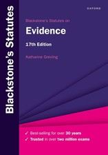 Blackstone's Statutes on