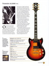1976 YAMAHA SG2000 Guitar Spec