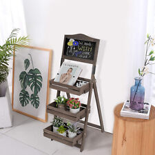 Folding Wood A-Frame Pavement