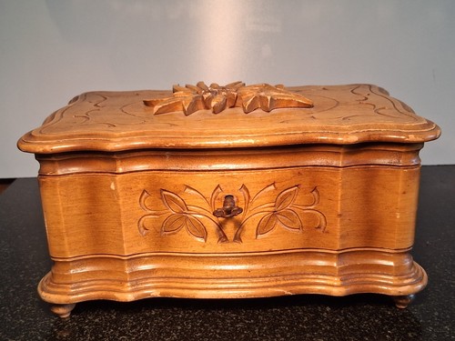 Vintage carved wooden - carved,