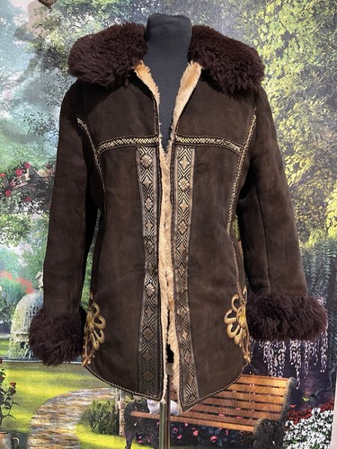Vintage afghan sheepskin - vintage,