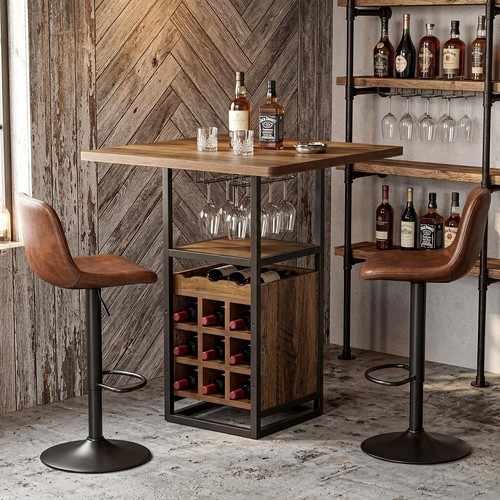 Square bar table - square,