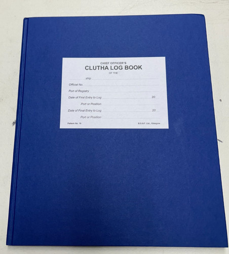 Clutha log book - 16,