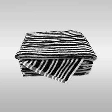 Black/White 100% Cotton Salon