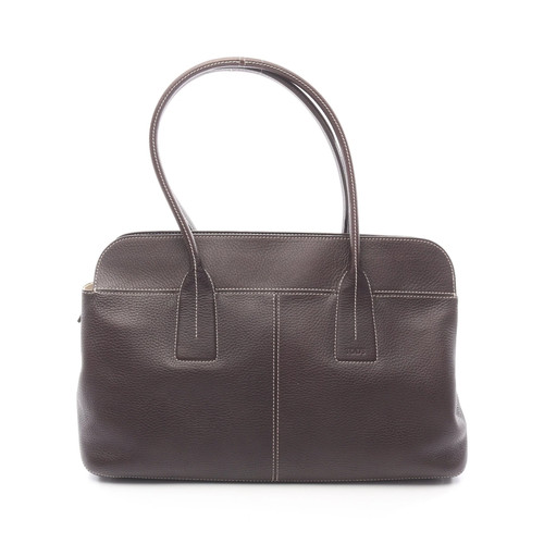 Tod tote bag brown leather - tote,