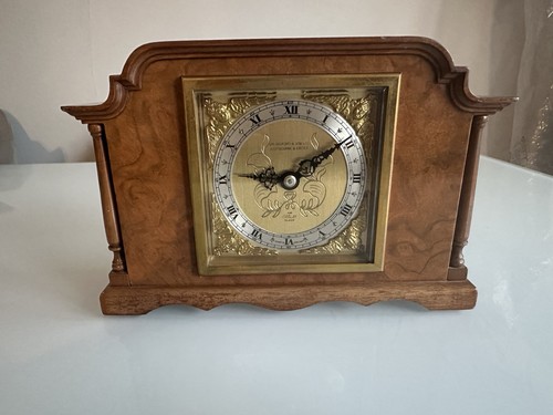 Elliott walnut mantel clock - mantel,