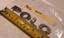 VW volkswagen polo boot lid trunk tailgate emblem badge decal logo chrome rear