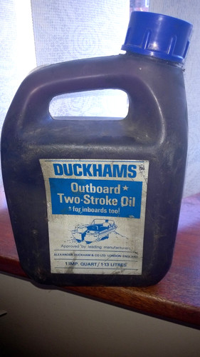 Rare vintage duckhams outboard - rare,