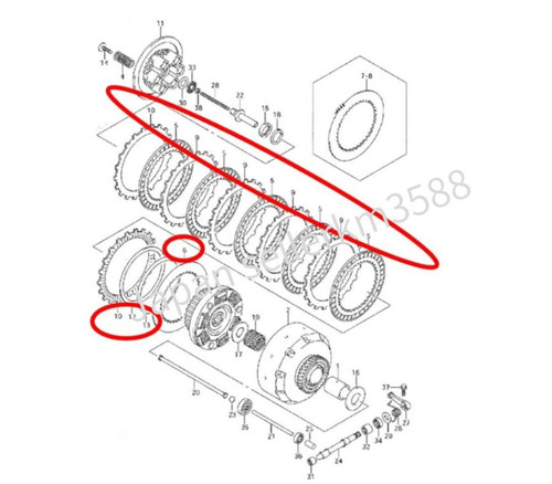 Genuine suzuki clutch - suzuki, plate