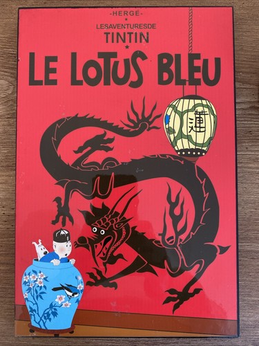 Tintin lotus bleu - 'le, bleu'