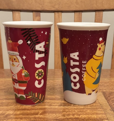 Costa coffee christmas - christmas, ceramic