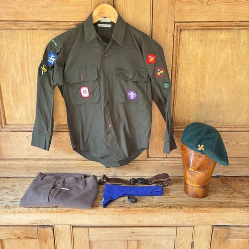 Boy scouts uniform beret shirt - boy,