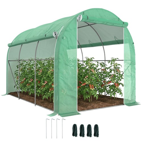Outsunny polytunnel greenhouse - outsunny,