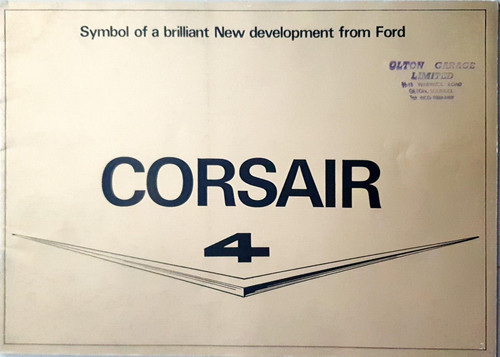 Ford corsair brochure 1966 - ford,