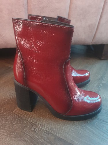 Burgundy patent leather - burgundy,