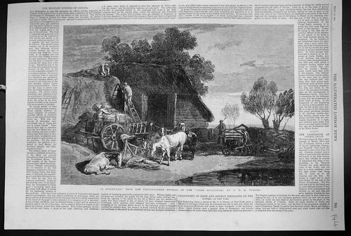 Old 1864 stackyard farm - 1864, scene