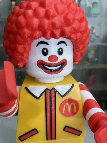 Ronald mcdonald lego brick man - ronald,