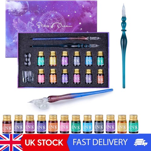 Glass dip pen ink gift - pen,
